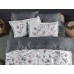 Euro bed linen La Romano Delcina Gray Satin Premium