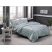 TAC Lucca Mint single bed set satin / fitted sheet