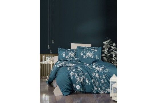 Euro bed linen First Choice Arya turquoise Satin