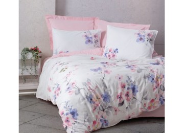 Euro bed linen Cottonbox - Jayda Pink Ranfors