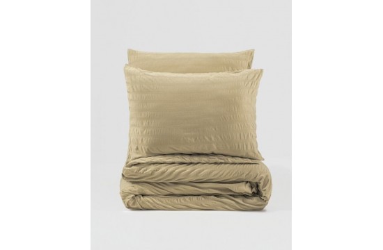 Euro bed linen Cottonbox - Crepe Bej Ranfors / fitted sheet