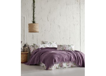 Saheser Mona murdum pique bedspread summer