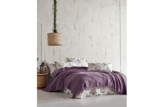 Saheser Mona murdum pique bedspread summer