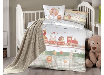 Bedding set for newborns First Choice - Toys Bamboo + Knitted blanket
