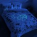 Euro double set TAC Shiny Ranfors+glows in the dark / fitted sheet