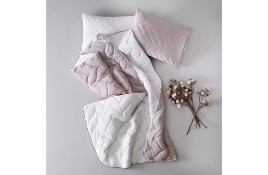 Anti-allergic blanket Othello - Colora Lilac/Cream King Size 215x235 cm