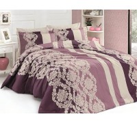 Euro bed linen First Choice Kavin Pudra Satin