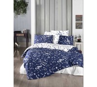 Euro bed linen First Choice Major Navy Blue Ranfors