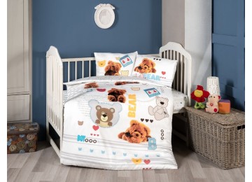 Комплект постельного белья для новорожденных First Choice - Bear Бамбук