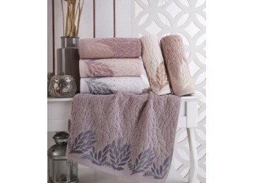 Set of jacquard towels Sikel Melenema 50x90cm (6 pieces)