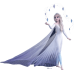 Підлітковий комплект Disney TAC Disney Frozen 2 Free Spirit Ранфорс / простирадло на резинці+світиться у темряві