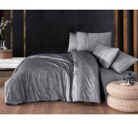 Euro bed linen La Romano Nesy Gray Satin Premium