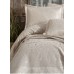 Jacquard bedspread Dantela Vita - Hazel Blue Beige 250x260+2 pillowcases 50x70 with ears