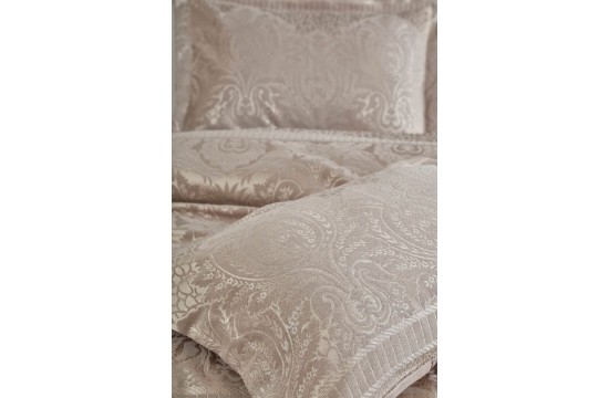 Jacquard bedspread Dantela Vita - Hazel Vizon 250x260 with pillowcases