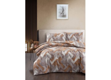 Euro bed linen First Choice Homesko Rayce Brown/ fitted sheet