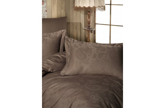 Turkish euro bed Belizza - Carolina Сoffee Jacquard