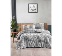 Euro double set Cotton Collection Rond Gray Flannel