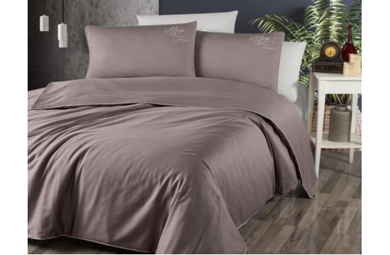 Euro bed linen First Choice Timeless Lilac Satin
