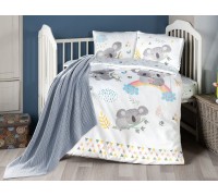 Комплект постельного белья для новорожденных First Choice - Koala Бамбук +Плед вязаный