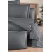 Euro bed linen La Romano Lucca Gray Satin Premium