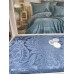 Jacquard bedspread Dantela Vita - Hazel Blue Indigo 250x260+2 pillowcases 50x70 Türkiye