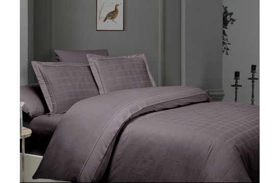 Euro bed linen First Choice Royce lilac Satin