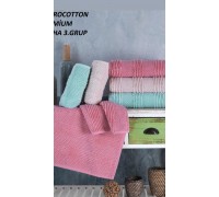 Набір бавовняних рушників для ванної Cestepe Microcotton Grup 19 50х90см (3 штуки)