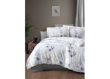 Euro bed linen First Choice Leena lilac Satin