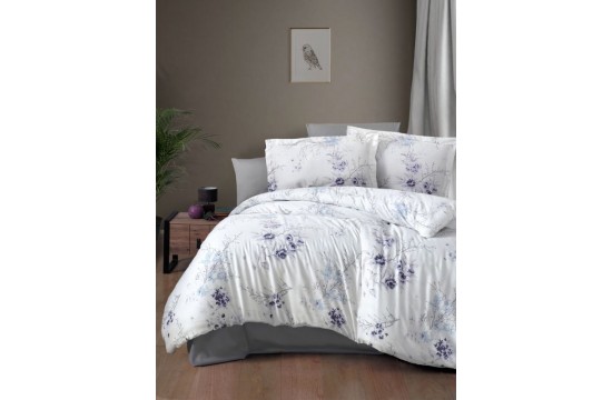 Euro bed linen First Choice Leena lilac Satin