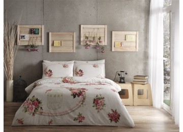 Turkish bed linen Euro TAC Violet Pink Ranfors