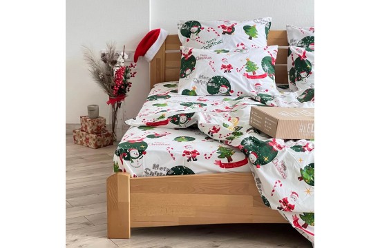 Double bed linen set Lelit - Merry Christmas Ranfors