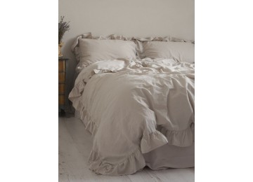 Turkish euro bed Limasso - Exclusive Natural Cream Boiled cotton