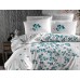 Euro bed linen First Choice Chance Turquoise Ranfors