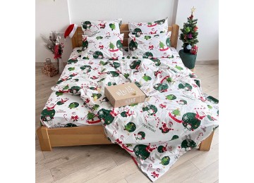 Double bed linen set Lelit - Merry Christmas Ranfors