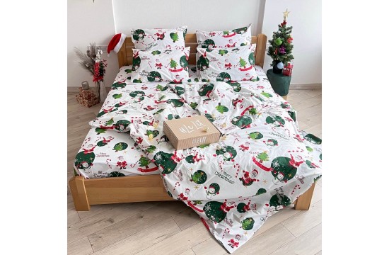 Double bed linen set Lelit - Merry Christmas Ranfors