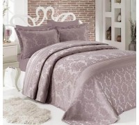 Jacquard bedspread Dantela Vita - Simay Lavanda 250x260+2 pillowcases 50x70 with ears