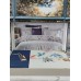 Euro bed set Dantela Vita - Hazan Gray Sateen with embroidery Türkiye