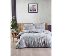 Euro double set Cotton Collection Yil New Gray Flannel