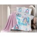 Комплект постельного белья для новорожденных First Choice - Mermaid Бамбук +Плед вязаный