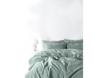 Single bed set Limasso Standard Natural Green boiled cotton