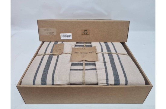 Euro double set Limasso Boyali Anchor Varena Cotton / fitted sheet