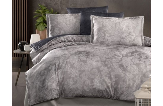 Euro bed linen La Romano Giselle Cobalt Satin Premium