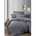 Euro bed linen First Choice Snazzy Quick Silver Satin