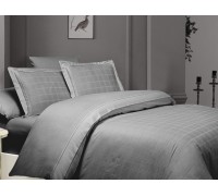 Euro bed linen First Choice Royce gray Satin