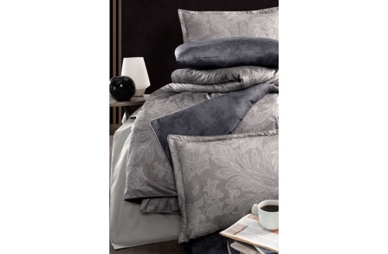 Euro bed linen La Romano Giselle Cobalt Satin Premium