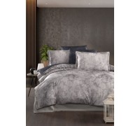 Euro bed linen La Romano Giselle Cobalt Satin Premium