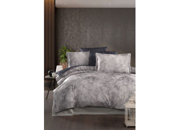 Euro bed linen La Romano Giselle Cobalt Satin Premium