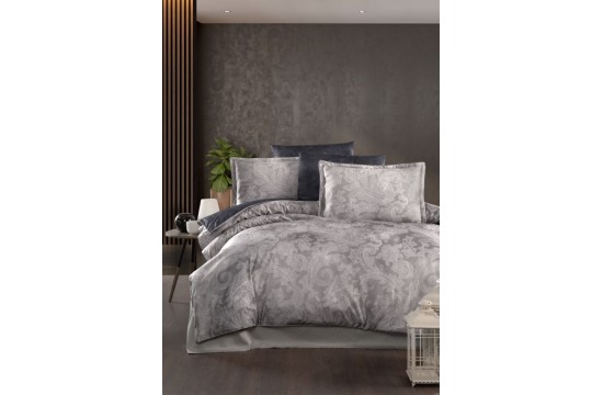 Euro bed linen La Romano Giselle Cobalt Satin Premium