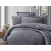 Euro bed linen First Choice Snazzy Quick Silver Satin