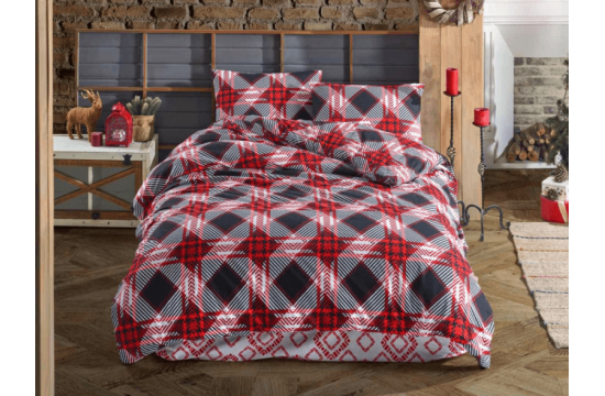 Turkish bed linen family Belizza Holiday Flannel